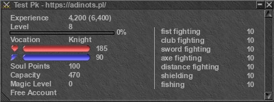 Signature for player Test Pk